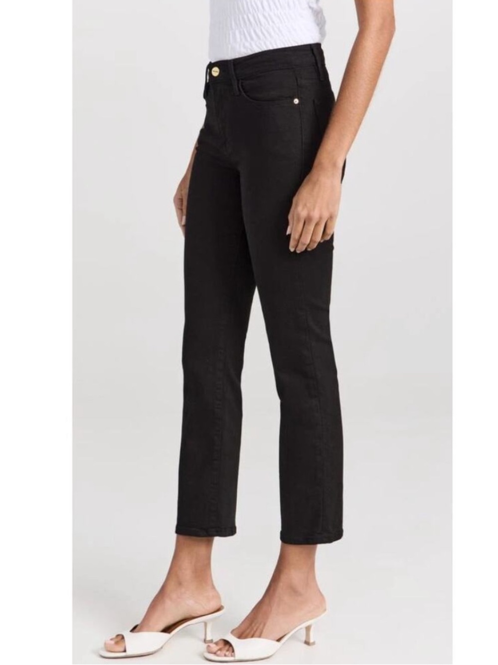 BOGO! Frame Denim Le High Straight Jeans Black Noir Size 30
